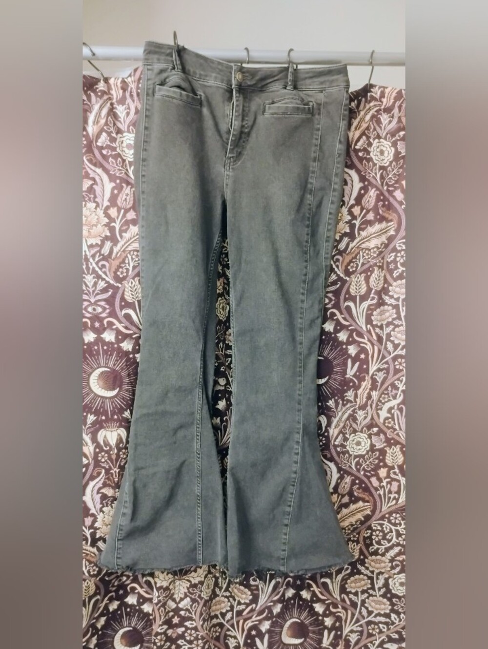 Hippy Bell Bottom Free People Stretch Jean